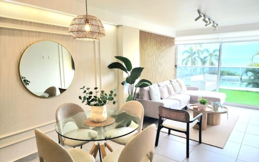 Beachfront at The Palms – 1BR + Den with Ocean Views!